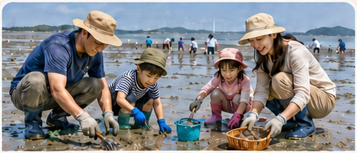탄도항 갯벌 · 어촌체험